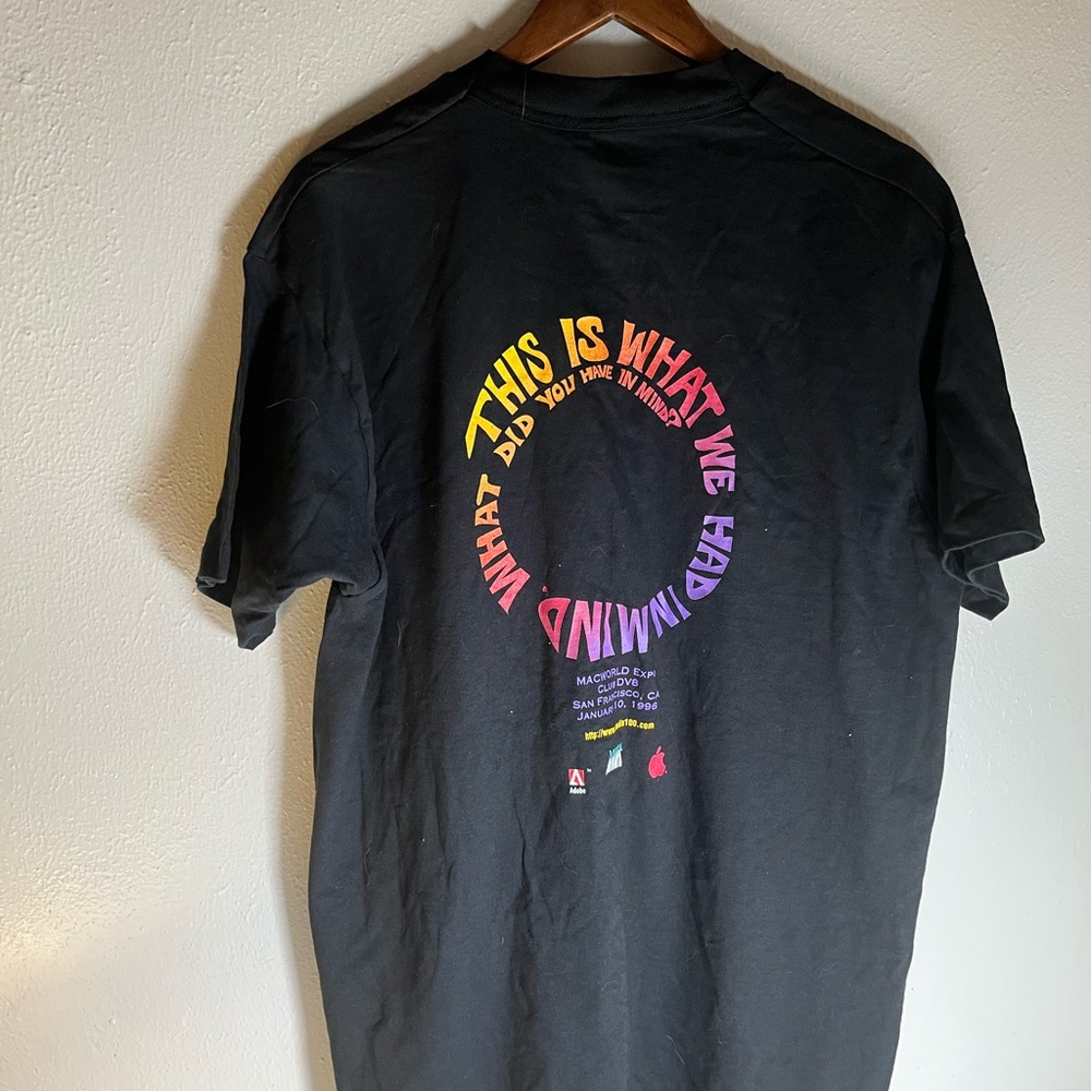 Vintage 1998 Apple Macworld Expo T-Shirt XL USA